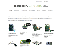 Tablet Screenshot of mausberrycircuits.com